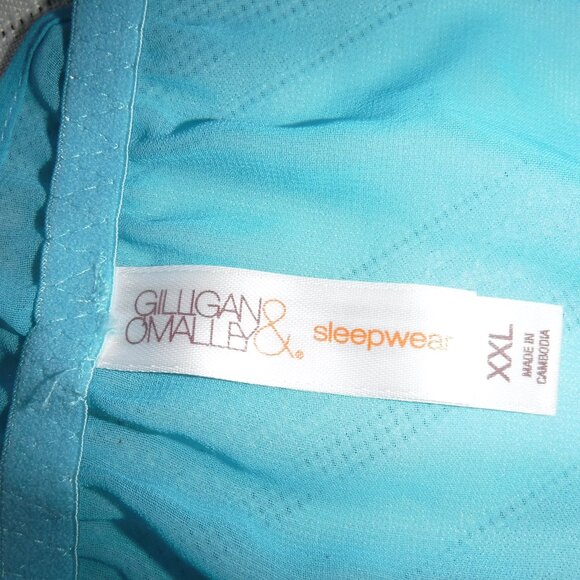 Gorgeous Ombre Blue negligée in size US XXL by Gillian & O'Malley. - Picture 3 of 7